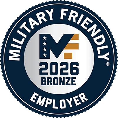 Military Friendly 2026 Bronze Employer