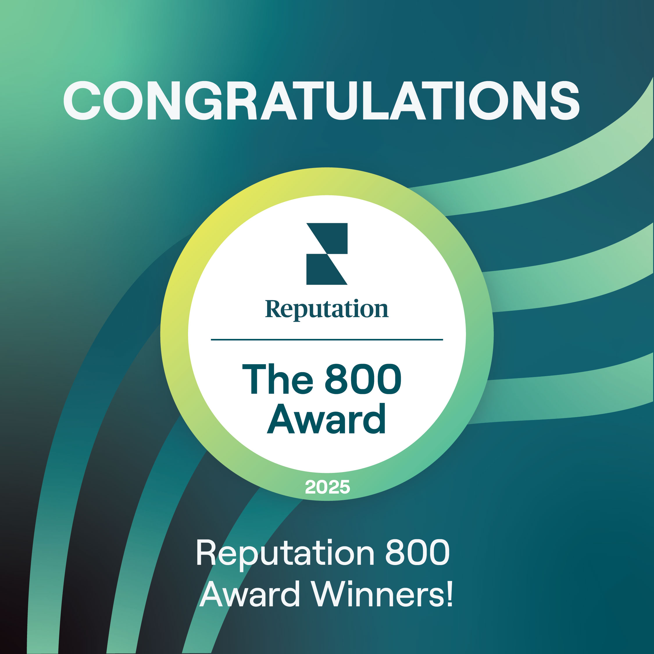 Reputation 800 Award