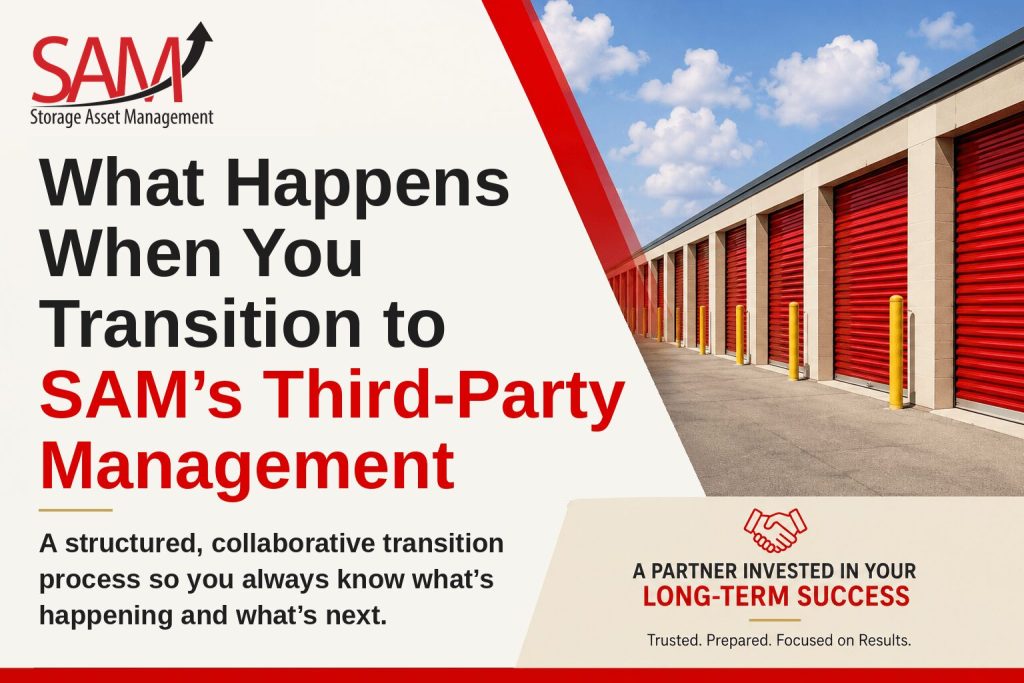 What happens when you transition to SAM's third-party management - a structured, collaborative transition process so you always know what's happening and what's next. A partner invested in your long-term success. Trusted. Prepared. Focused on Results.